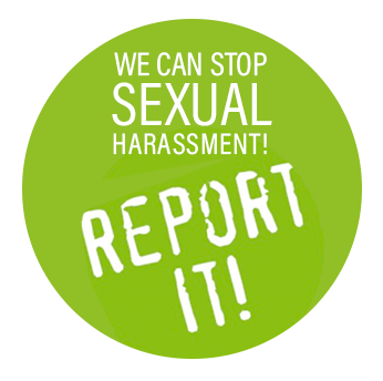 Click here to report Sexual Harassment